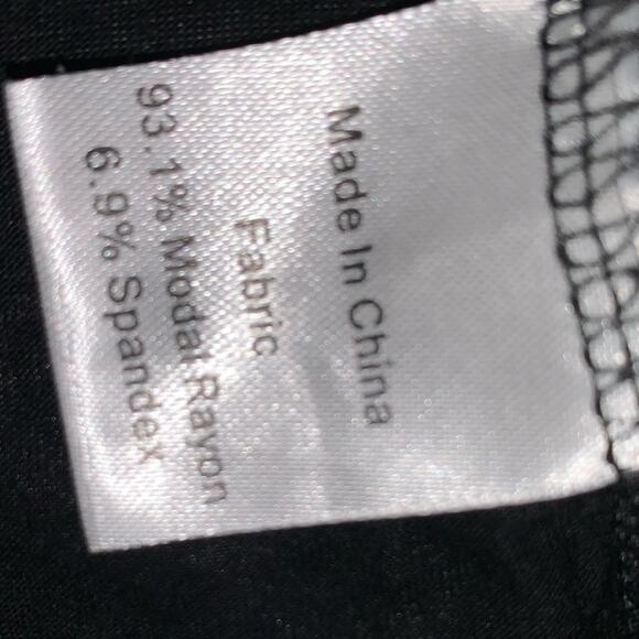 Smallshow Black Short Sleeve Nursing Tops Two - Picture 9 of 10